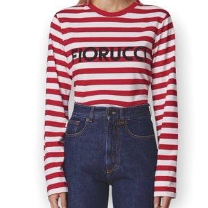 Fiorucci Classic Striped Logo Longsleeve Tshirt